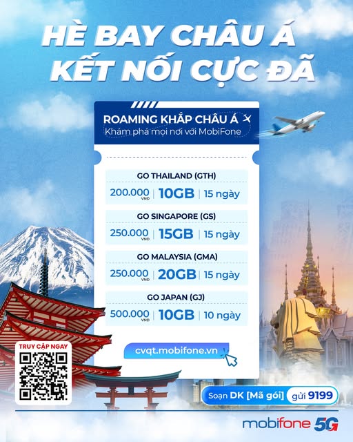 Hè bay muôn nơi – Kết nối cực đã cùng MobiFone