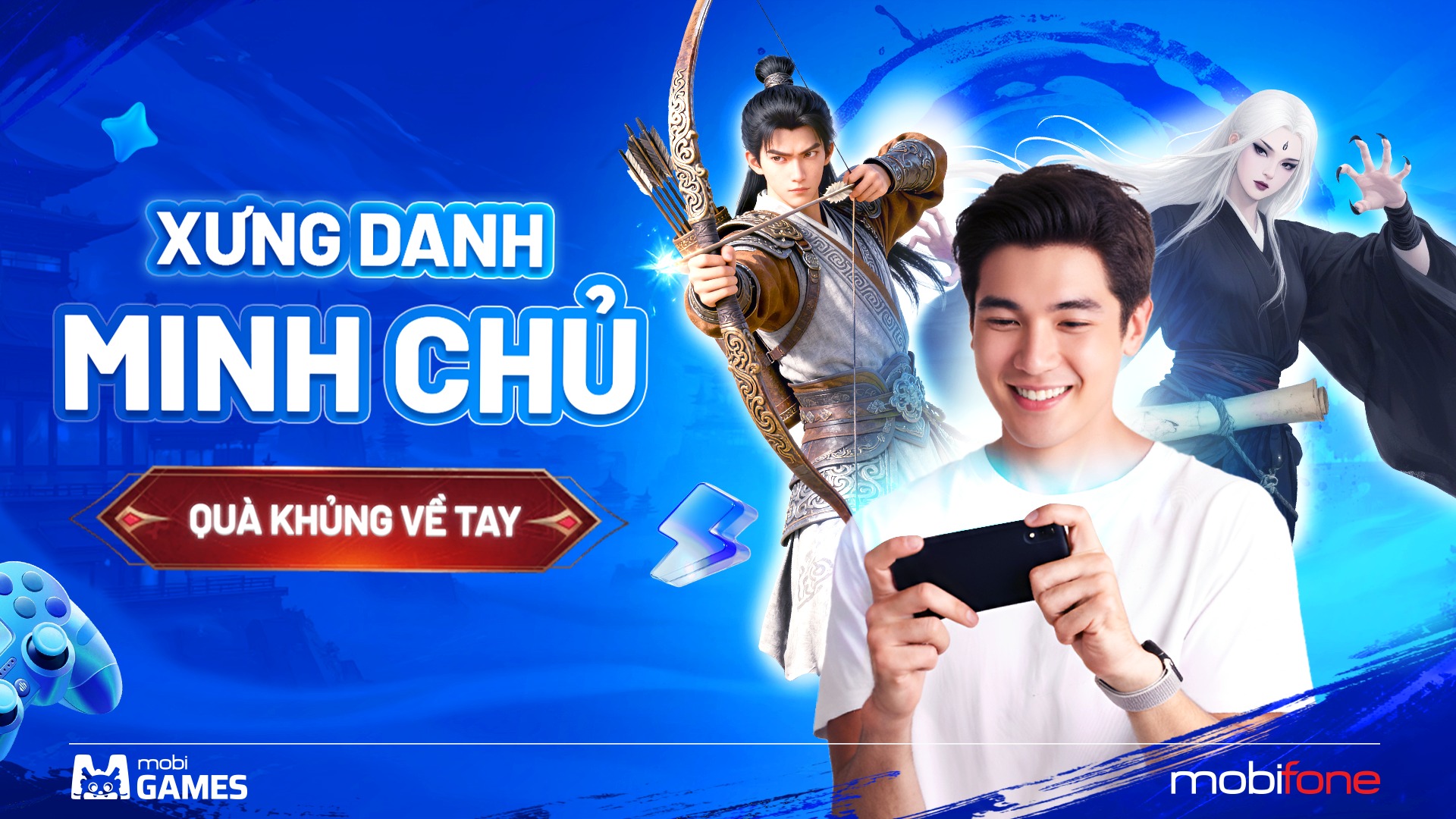 Cùng MobiGames xưng danh minh chủ võ lâm: Nhận data & Giftcode về tay
