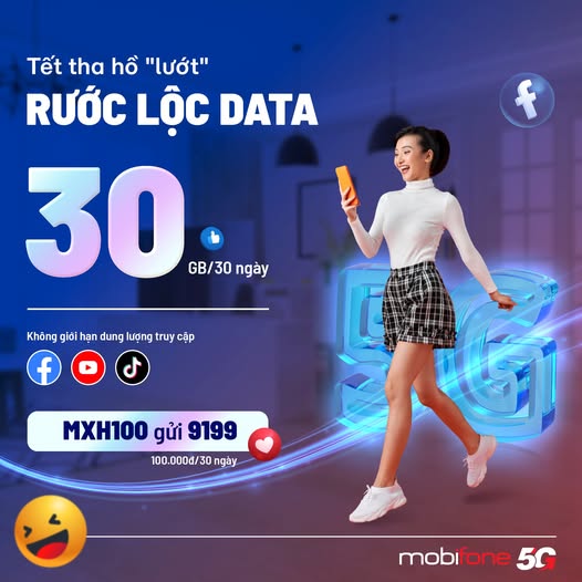 Gói MXH100 MobiFone - Gói Data siêu Hot dành cho người dùng mạng xã hội
