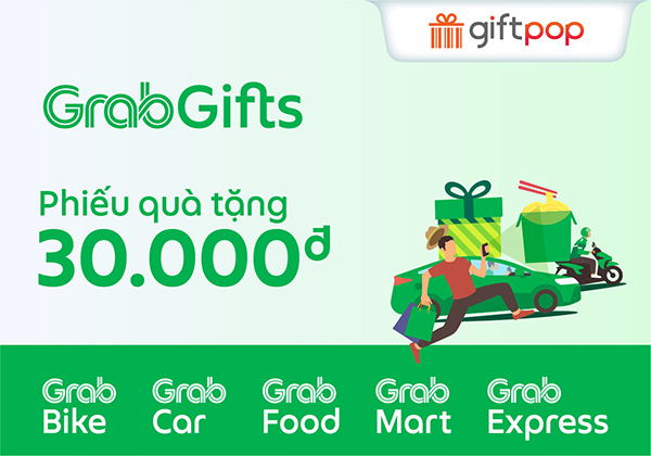 Nhận ngay E-Voucher ưu đãi Grab 30.000đ mỗi tháng trên My MobiFone