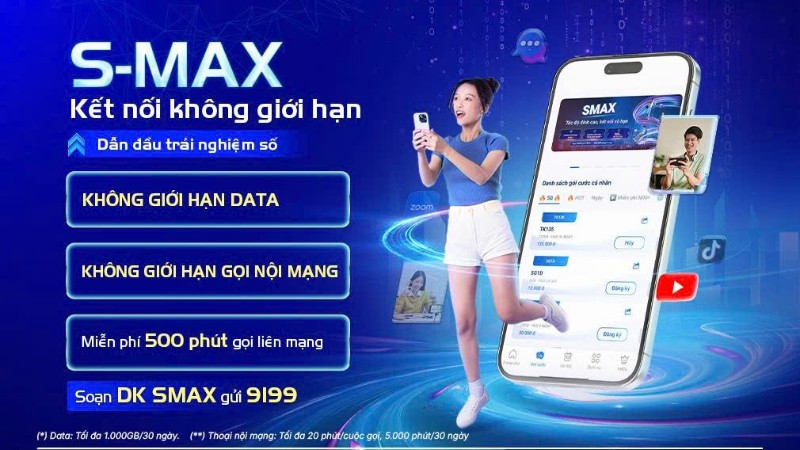 Chọn gói SMAX MobiFone – Tết tha hồ lướt mạng, rước lộc Data
